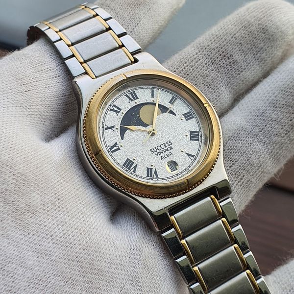 [WTS] Seiko Alba "Carib" Feb. 1992 Moon Phase Japan-Made (V…