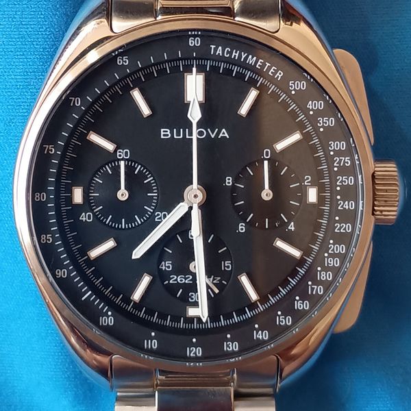 Bulova Lunar Pilot 96K111 43.5mm (small version)  S/S & str…