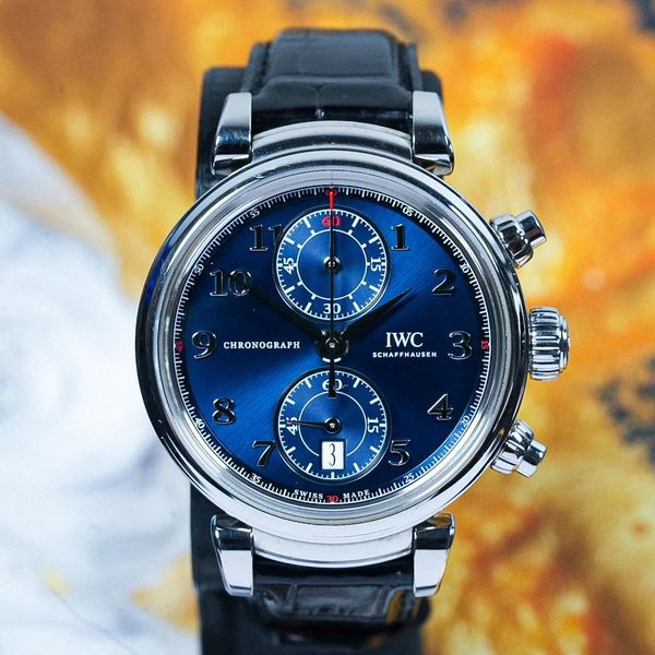 [WTS] IWC “Da Vinci” Chrono Blue Dial IW393402 Box & Papers
