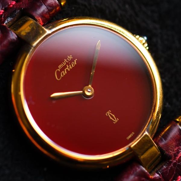 [WTS] Cartier Must de Cartier Vendome 80’s • Burgundy Lacqu…