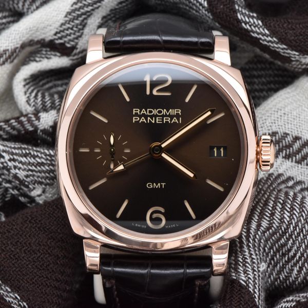 [WTS] 2015 Panerai Radiomir 1940 3 Days GMT Oro Roso 47mm B…