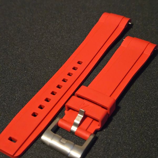[WTS] Zealande SINN U-50 Fitted, Curved End Strap (RED)