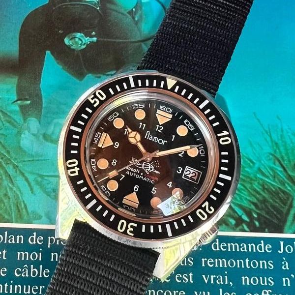 [Vends] Montre de plongée automatique ancienne Flamor / Dod…
