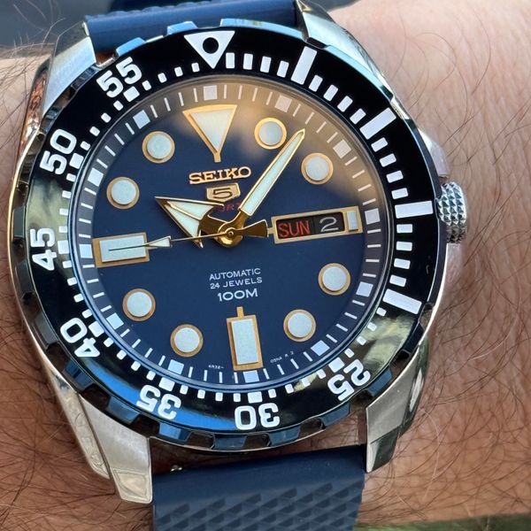 [WTS] Seiko 5 Sports SRP605J2 “Blue Baby Monster” • Excelle…