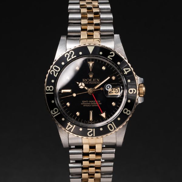 FS: 1982 Rolex Two-Tone GMT Master 16753 with Black Nipple …