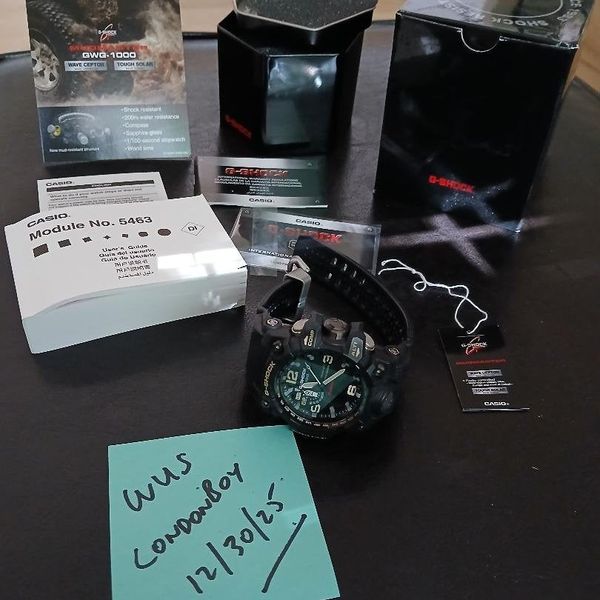 Solar Atomic G Shock GWG 1000 AT LEAST 95%+, FULL B/P