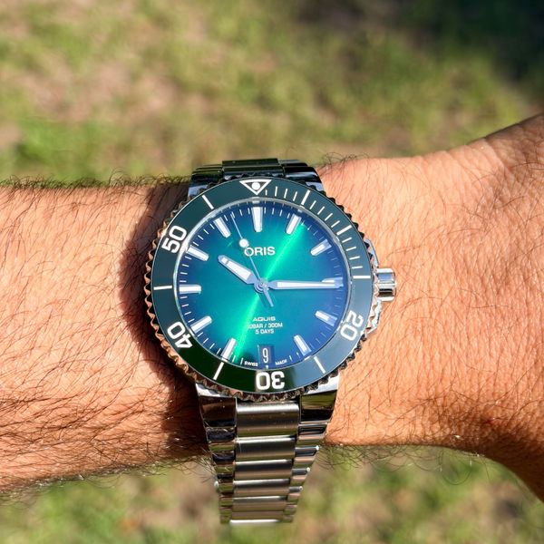 [WTS/WTT] Oris Aquis Date Calibre 400 - Sunray Green Dial -…
