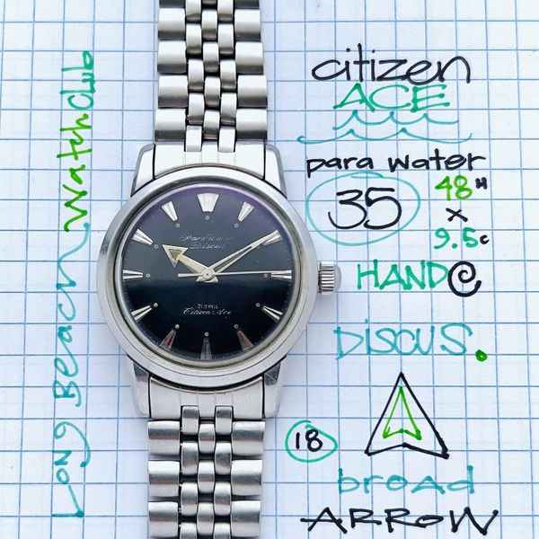[WTS] Citizen ACE para water Discus Broad Arrow