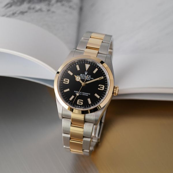 FS: Rolex Explorer 36 Two-Tone 124273