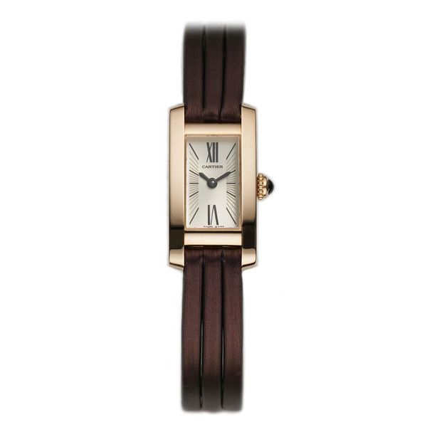 Cartier Tank Allongee Lanieres 14mm Ladies 18k RG W15337338