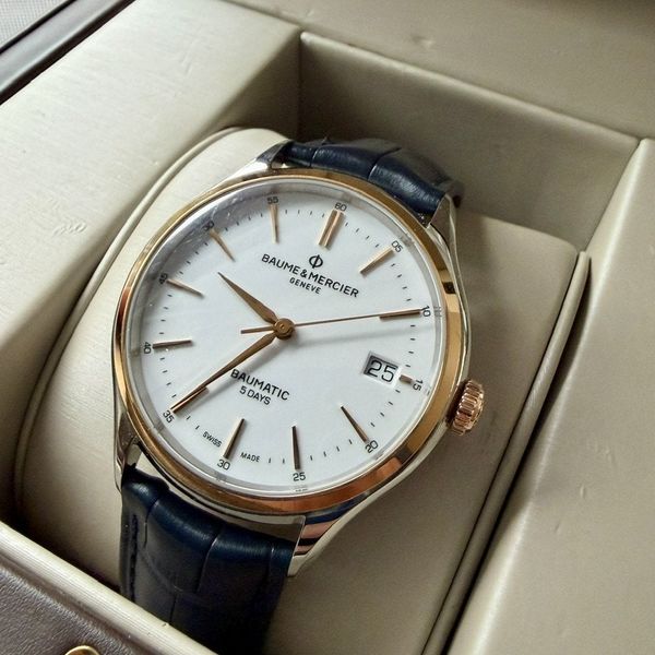 FSOT: Baume et Mercier 10401 Clifton 5-Day in Rose Gold and…