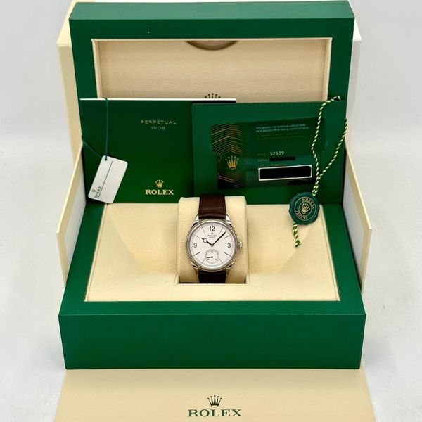 [WTS] NEW 2024 Rolex Perpetual 1908 39mm 52509 18kt White G…