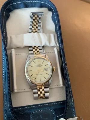 Rolex Datejust 36 ref. 16013 – stål/guld med champagnetavla