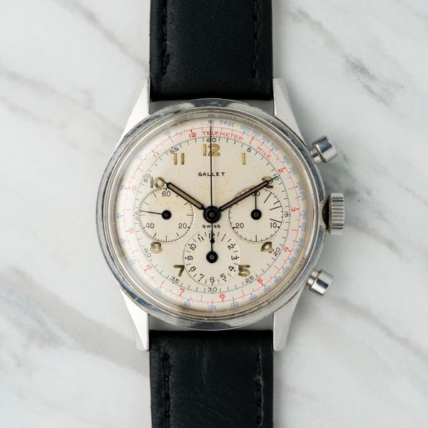 Gallet Multichron 12 Mechanical (Manual), 1959, 37 mm