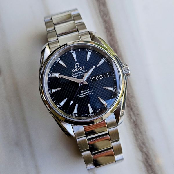 [WTS] Omega Seamaster Aqua Terra – Annual Calendar – Blue D…