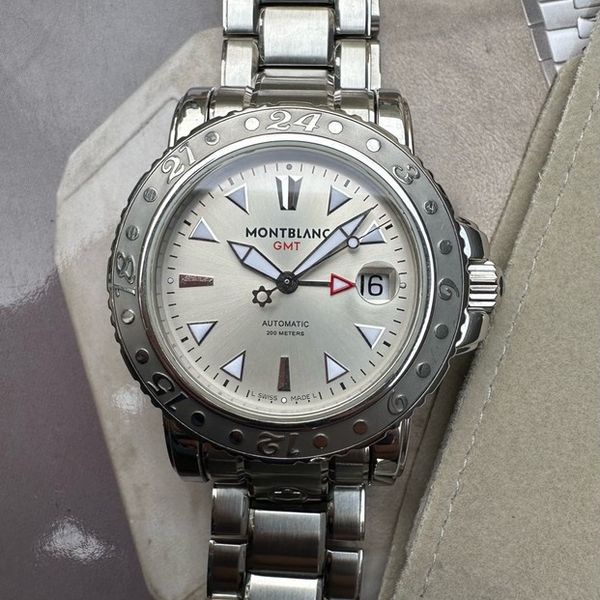 FS: Montblanc Sport GMT Automatic White Dial 41mm 7061