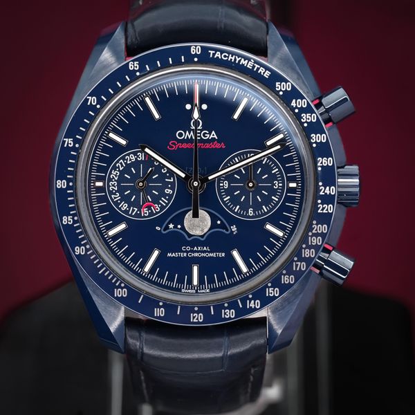[WTS] Omega Speedmaster Moonphase 2024 Complete Set Blue Ce…
