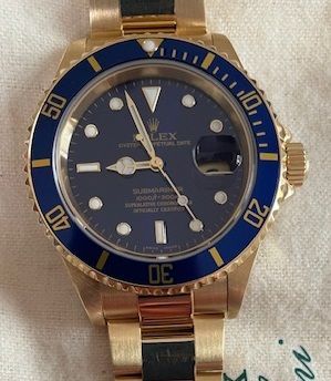 FS: Rolex Submariner Date Solid gold 16618