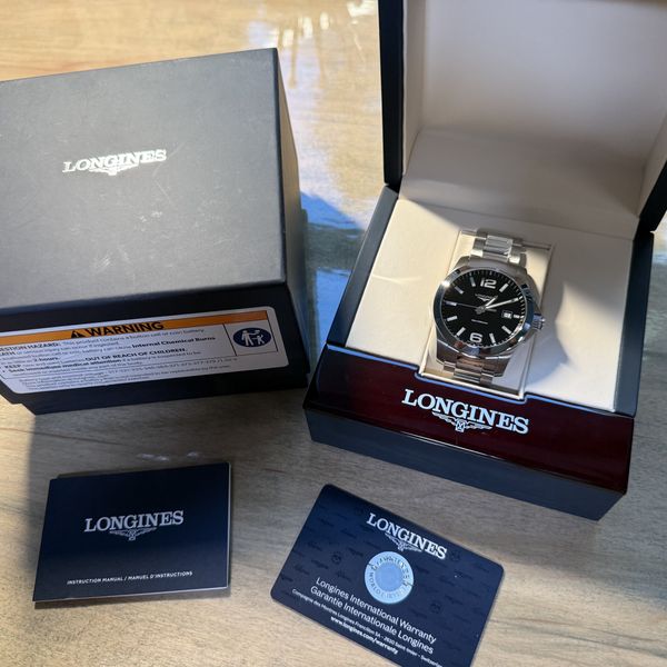 FS: Unworn Longines Conquest Quartz 41mm L37594586 PRICE DE…