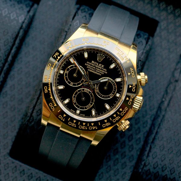 [WTS] ’19 Rolex Cosmograph Daytona YG on Oysterflex, Black …