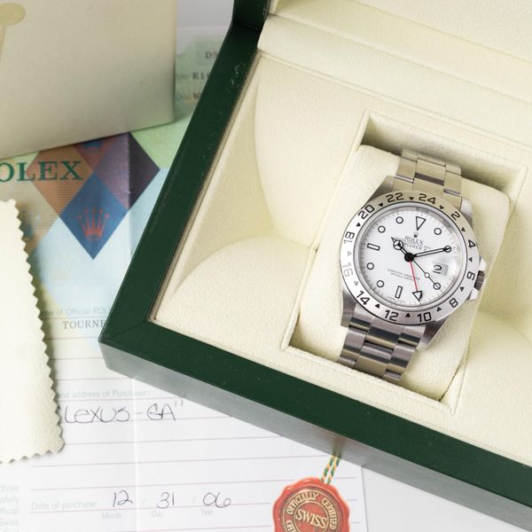 [WTS] 2006 Rolex Explorer II 16570 Polar - Box and Papers