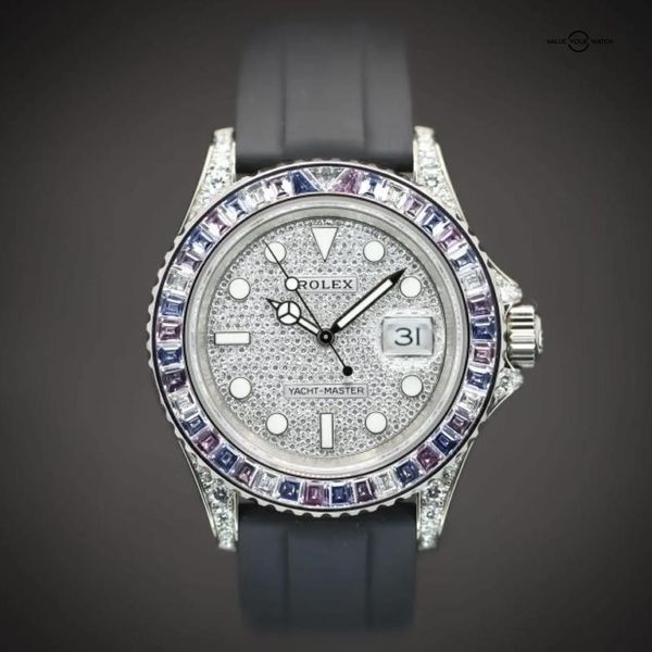FS:  ROLEX Yacht-Master 40 “Cotton Candy” Pavé | 18k White …