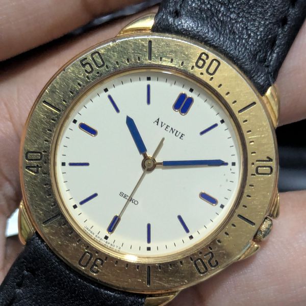 [WTS] FEB 1990 - Seiko Avenue - Cream Blue Dial - Quartz - …