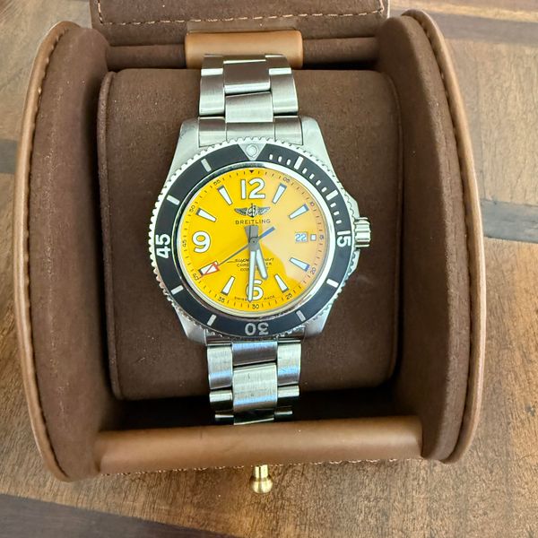 [WTS] Breitling Superocean 44mm Yellow Dial (Complete Set)