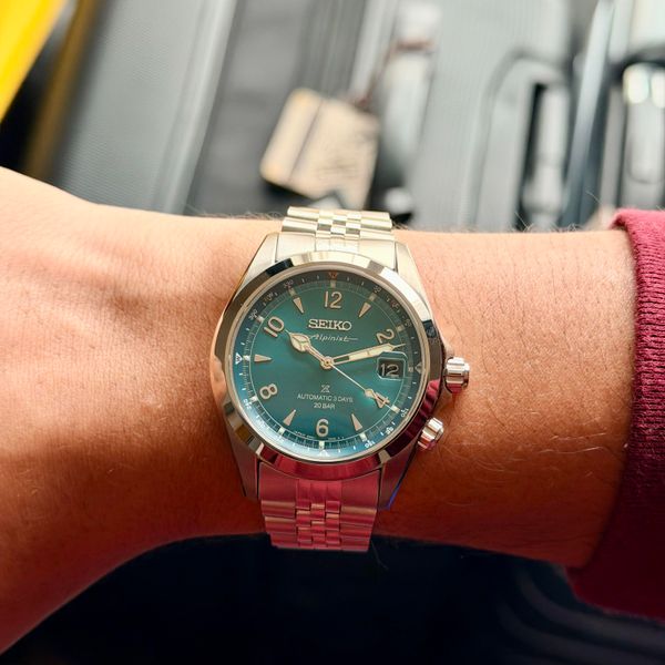 [WTS] Seiko Alpinist Tealpine SPB503 + Uncle Straps 5-Link