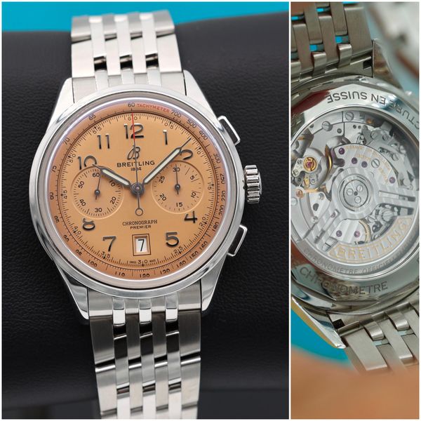 [WTS] Breitling Premier. 42mm. Salmon. Very clean. Box, Man…