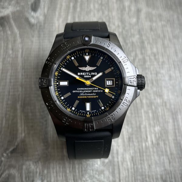 [WTS] Breitling Avenger Seawolf Blacksteel – 3000M Depth – …