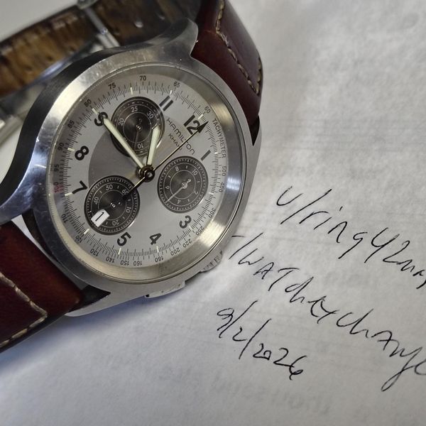 [WTS] Hamilton Khaki Aviation Chrono 40mm H764120 $295 USD …