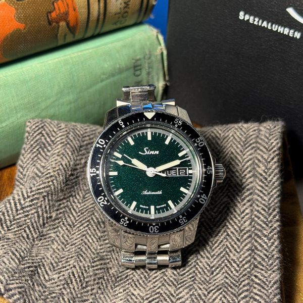 [WTS] Sinn 104 St Sa | MG Metallic Green | Fine Link Bracel…