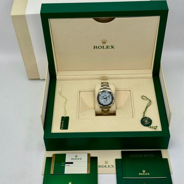 FSOT:NEW 2016 Rolex Daytona 40mm 116506 Platinum Ice Blue D…