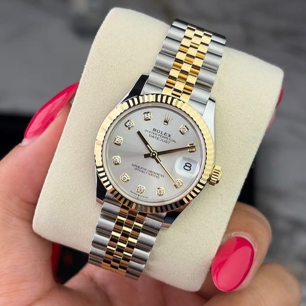 Rolex Datejust 31 Silver Diamond TT Jubilee 278273 (2026) —…