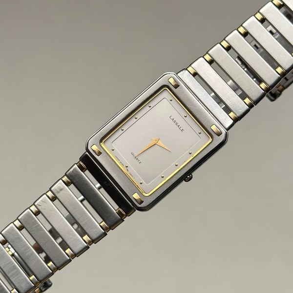 [WTS] 1986 Seiko Lassale Tank — Two-Tone