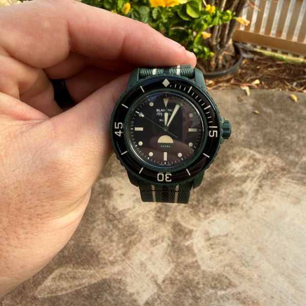 [WTS] Blancpain x Swatch Fifty Fathoms “Green Abyss” — Full…