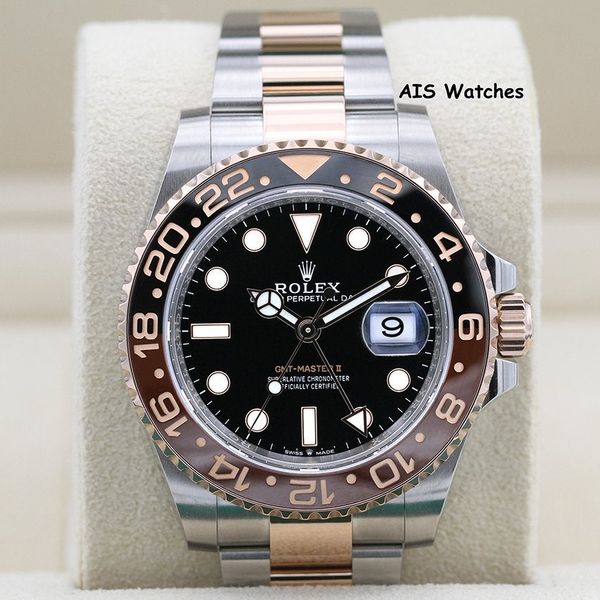 FSOT: Rolex 126711 CHNR GMT Master II 18K Rose Gold / SS Ro…