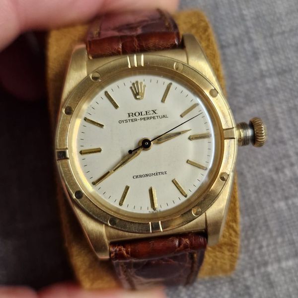 Rolex 3372 ovetto oro giallo ( ribasso)