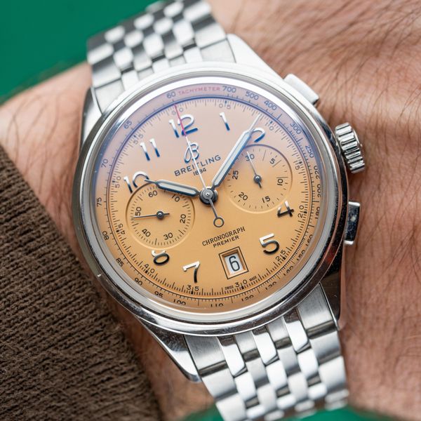 [WTS] Breitling Premier Chronograph Salmon🍣 ($5,499)
