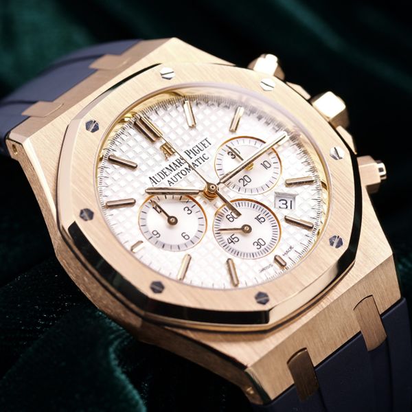 FSOT: Audemars Piguet Royal Oak Chronograph 18K Rose Gold S…