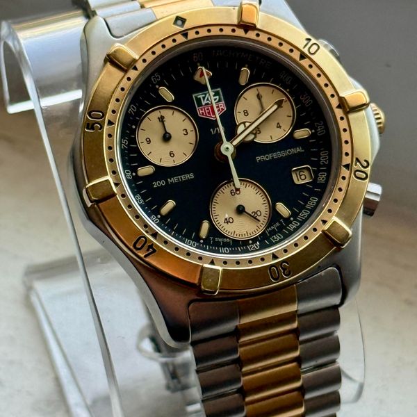 [WTS] MINT 90s TAG Heuer 2000 Series CE1120 Two Tone Chrono…