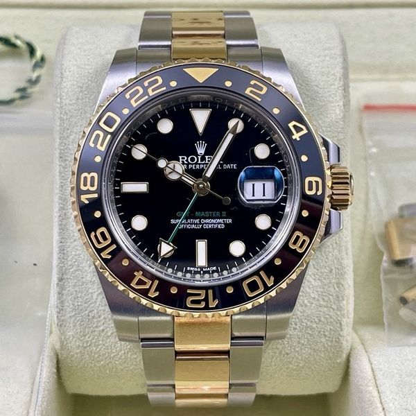 FS: Rolex GMT Master II 116713 LN Two-tone Yellow Gold - Co…