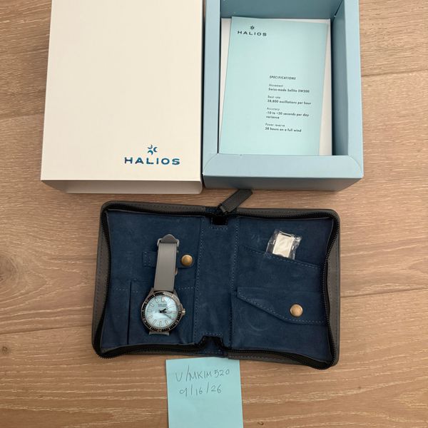 [WTS] Mint Condition Halios Seaforth IV Pastel Blue / Sapph…