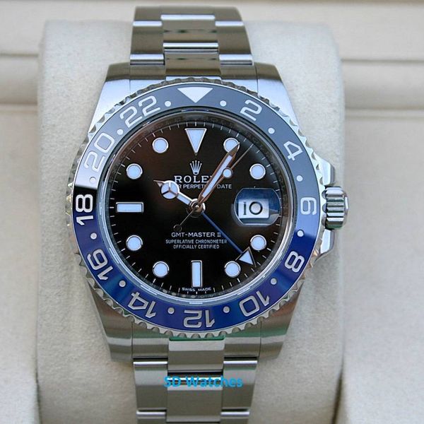 FS: Rolex 116710BLNR GMT Master II watch Batman