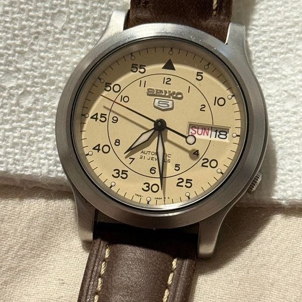 [WTS] Seiko SNK803 with sapphire crystal