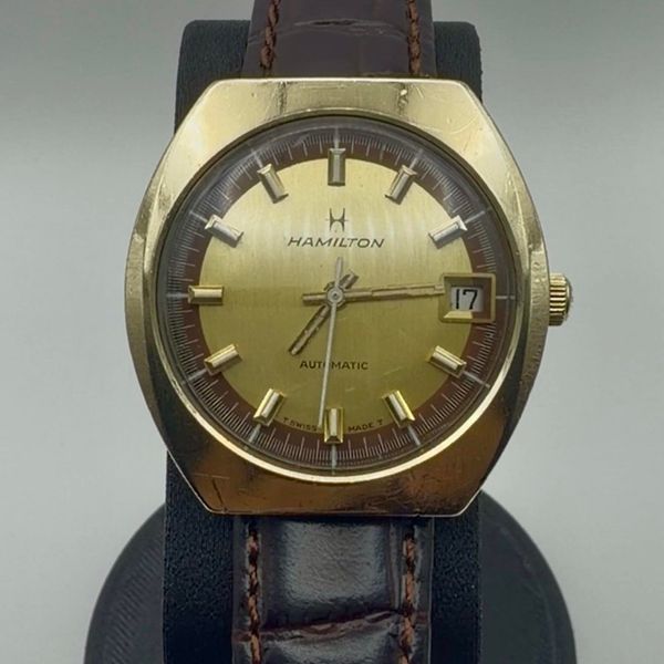 [WTS] Vintage Hamilton Dateline Automatic - 10Kt Gold Fille…