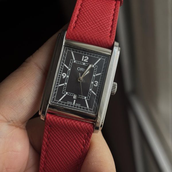 [WTS] Oris Rectangular , Grey dial , ETA manual wind (4hz m…