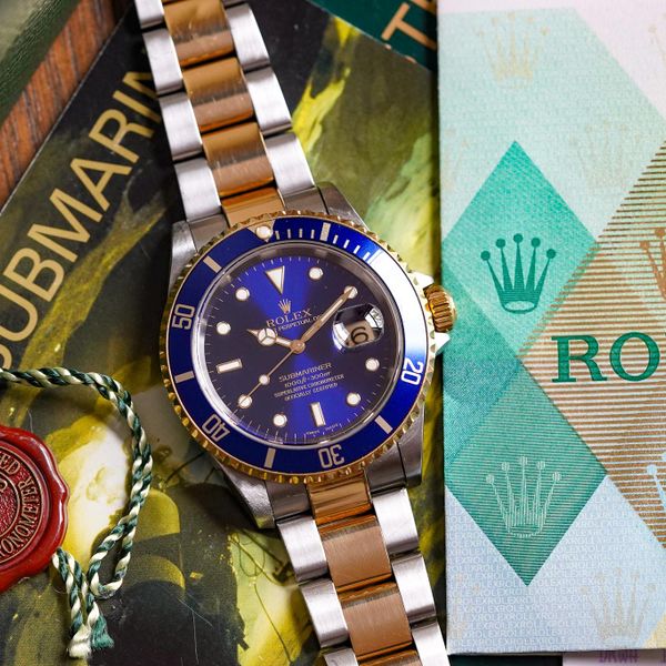 [WTS] 2003 Rolex Two Tone Submariner Reference 16613 "Blues…