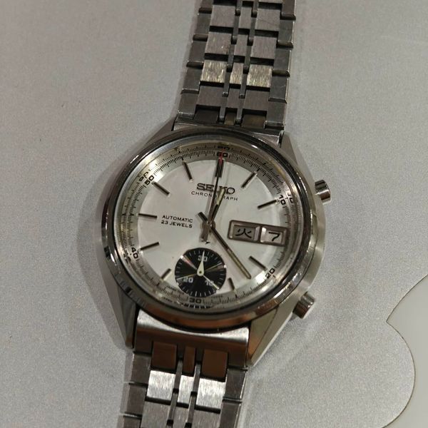 [WTS] Seiko 7018-7000 one eyed panda flyback Chronograph, s…